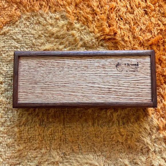 Vintage 70s Handmade Wooden Box – Landscape Inlay Design – Made in Canada - Picture 9 of 9